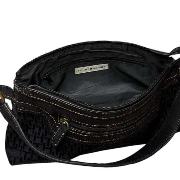 Black Y2K Logo Shoulder Baguette Bag Size Small - Picture 5 of 5